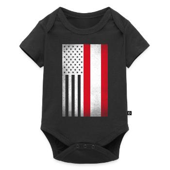 Peru Design für stolze peruanische Amerikaner - Baby Premium Kurzarmbody - Schwarz - Vorne