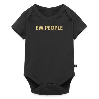 EW,PEOPLE - Body à manches courtes Premium Bébé - noir - Devant