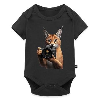 Karakal - Baby Premium Kurzarmbody - Schwarz - Vorne