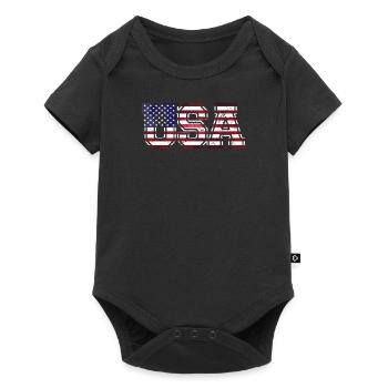États-Unis États-Unis - Body à manches courtes Premium Bébé - noir - Devant