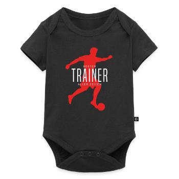 Meilleure idée de cadeau de mentor sportif d’entraîneur de soccer - Body à manches courtes Premium Bébé - noir - Devant