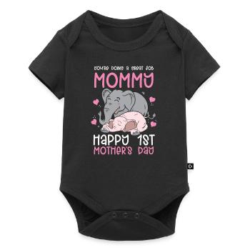 Première fête des mères, tu fais du bon travail maman - Body à manches courtes Premium Bébé - noir - Devant