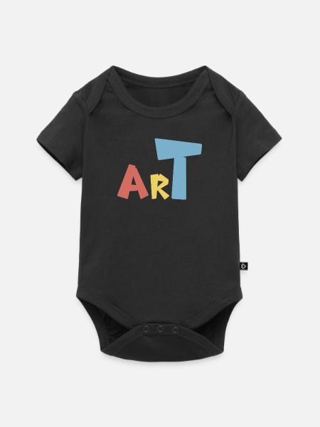 Art - Baby Premium Kurzarmbody - Schwarz