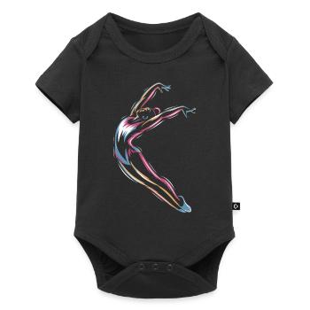 Gymnastique Fille - Body à manches courtes Premium Bébé - noir - Devant
