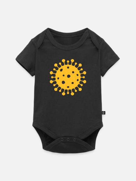 Virus - Baby Premium Kurzarmbody - Schwarz