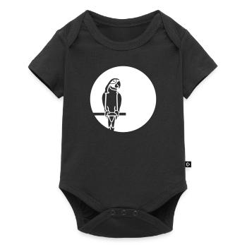 parrot - Baby Premium short-sleeve bodysuit - black - Front