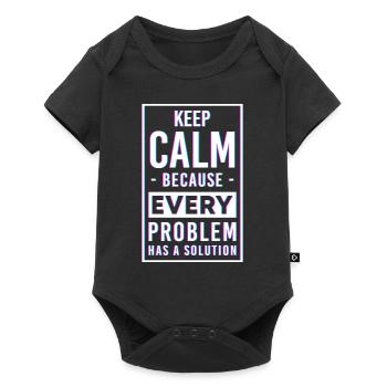 Problem Not My Problem The Problem - Baby Premium short-sleeve bodysuit - black - Front