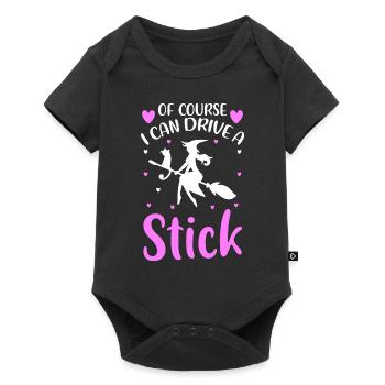 Witches' broom Magical saying Walpurgis Night - Baby Premium short-sleeve bodysuit - black - Front