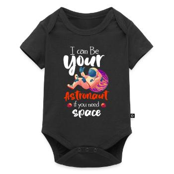 Logo de l’espace Star Spaceman - Body à manches courtes Premium Bébé - noir - Devant
