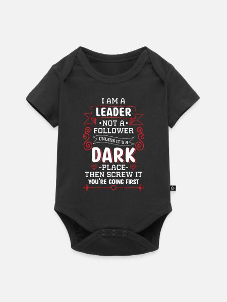 Chef Büro Firma Team - Baby Premium Kurzarmbody - Schwarz