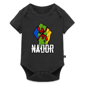 Ville de Nador Rif Maroc - Body à manches courtes Premium Bébé - noir - Devant