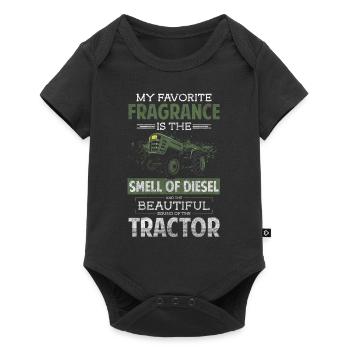 Farmer Farm Nature Tracteurs - Body à manches courtes Premium Bébé - noir - Devant