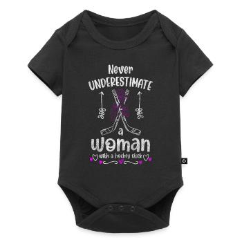 Hockey Team Players Skate - Baby Premium short-sleeve bodysuit - black - Front