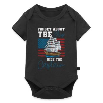 Lac Sailboat Beach - Body à manches courtes Premium Bébé - noir - Devant