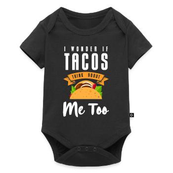 Mexican Hungry Burrito - Baby Premium short-sleeve bodysuit - black - Front
