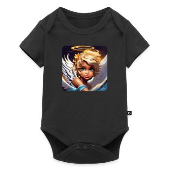 Mignon petit ange - Body à manches courtes Premium Bébé - noir - Devant
