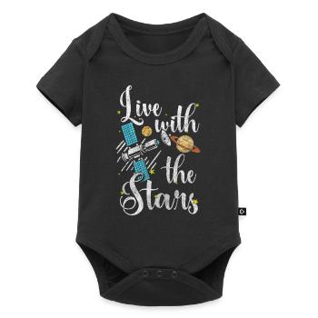 Wissenschaft Hobby - Baby Premium Kurzarmbody - Schwarz - Vorne