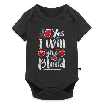 Blood Help Honneur de la communauté - Body à manches courtes Premium Bébé - noir - Devant