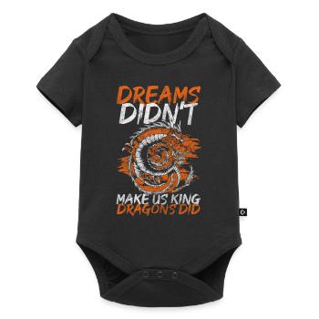 Dragon Wings Movie Asia - Baby Premium short-sleeve bodysuit - black - Front