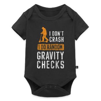 Scooters Muscle Power Kids Wheels - Baby Premium short-sleeve bodysuit - black - Front