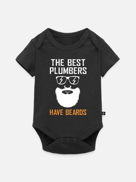 Installateur Klempner - Baby Premium Kurzarmbody - Schwarz