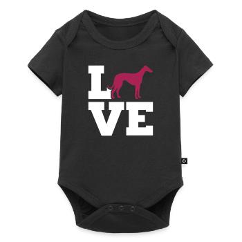 Whippet - Baby Premium short-sleeve bodysuit - black - Front