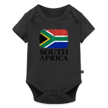 Afrique du Sud - Body à manches courtes Premium Bébé - noir - Devant