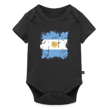 Argentina Flag South America Argentine Flag - Baby Premium short-sleeve bodysuit - black - Front