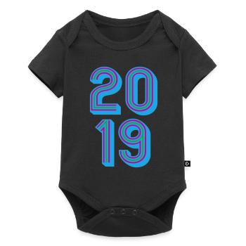 2019 Year of birth | Colors changeable - Baby Premium short-sleeve bodysuit - black - Front