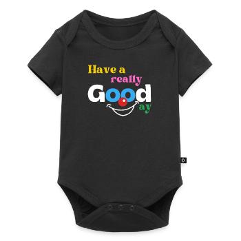 Bonne journée - Body à manches courtes Premium Bébé - noir - Devant