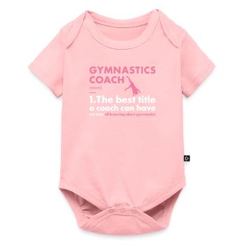 Sport Coach Gymnastics - Baby Premium short-sleeve bodysuit - rose - Front