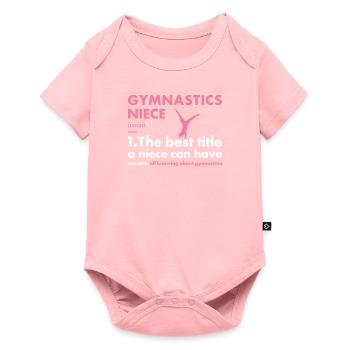 Sport Niece Gymnastics - Baby Premium short-sleeve bodysuit - rose - Front
