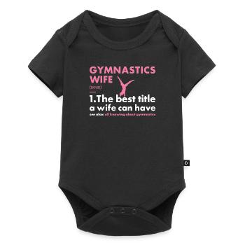 Sport Femme Gymnastique - Body à manches courtes Premium Bébé - noir - Devant