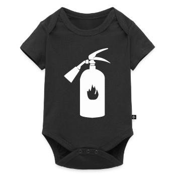 A fire extinguisher belongs in every household - Baby Premium short-sleeve bodysuit - black - Front