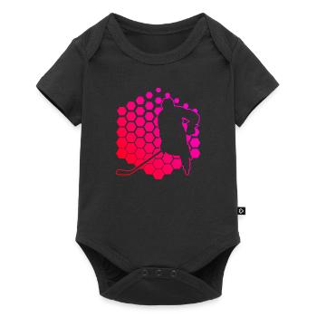 Hockey sur glace Hockey sur glace Hockey sur glace Femmes - Body à manches courtes Premium Bébé - noir - Devant