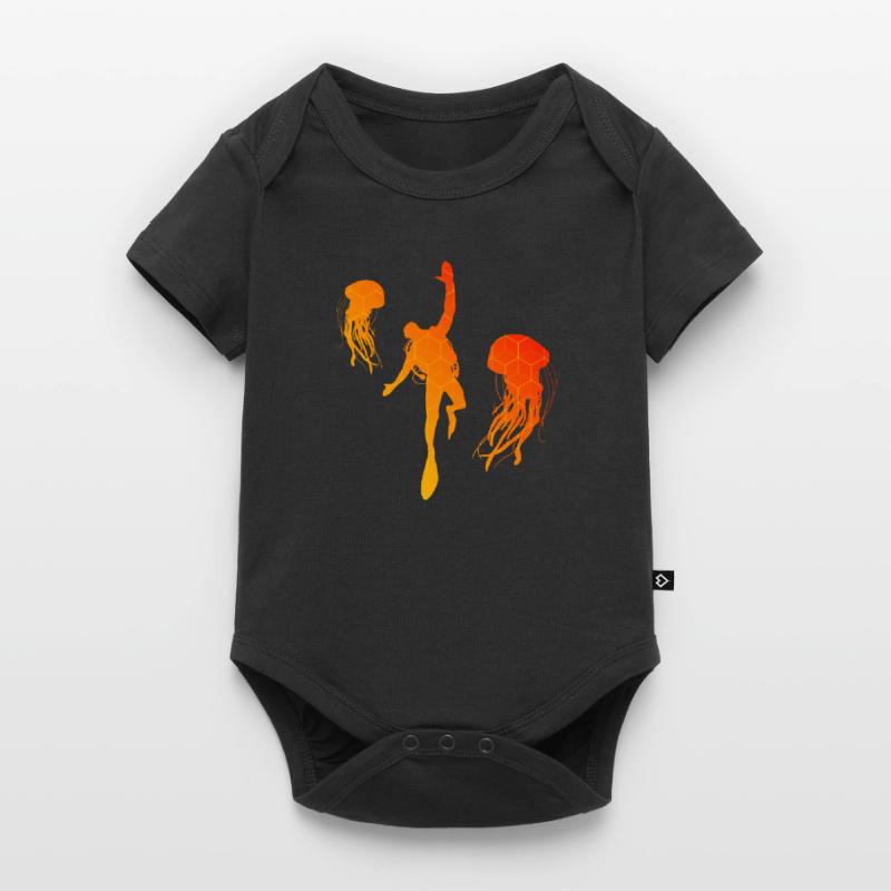 Plongeurs Plongée plongée Plongée plongée plongée libre Body à manches courtes Premium Bébé