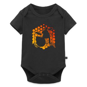 Drummer Percussionist Drummer - Baby Premium short-sleeve bodysuit - black - Front