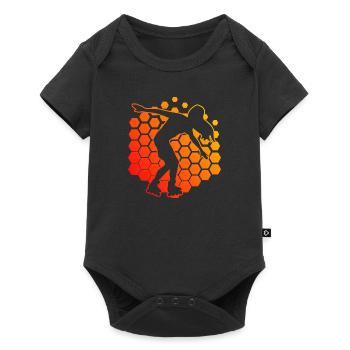 Men's Roller Skating Rollerskate Roller Skate - Baby Premium short-sleeve bodysuit - black - Front