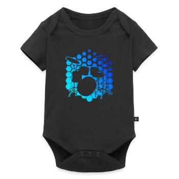 Percussionist Drums Men Women Drum Kit - Baby Premium short-sleeve bodysuit - black - Front