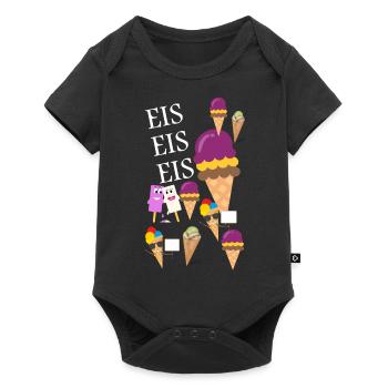 Glace, glace, glace - Body à manches courtes Premium Bébé - noir - Devant
