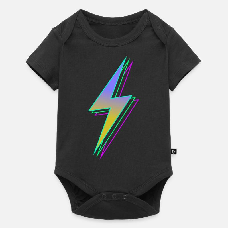 Blitz - Baby Premium Kurzarmbody - Schwarz