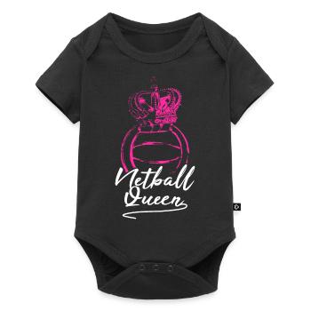 Netball Queen - Baby Premium short-sleeve bodysuit - black - Front