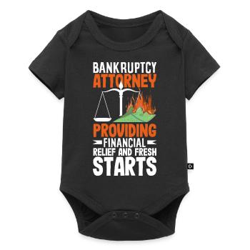 Bankruptcy Attorney: Providing Financial Relief - Baby Premium short-sleeve bodysuit - black - Front