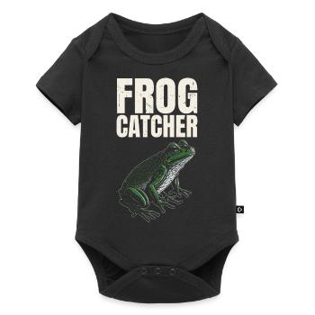 Frog Catcher Froggy Herpetologist Amphibian Toad L - Baby Premium short-sleeve bodysuit - black - Front