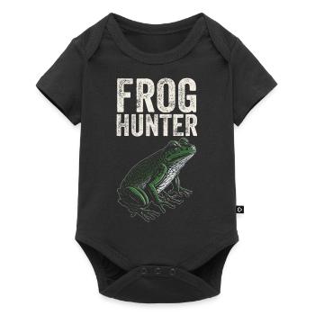 Herpetologist Amphibian Toad Lover Cool Frog Hunte - Baby Premium short-sleeve bodysuit - black - Front