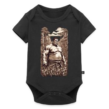 Sumo Rikishi Pride Strength Martial Arts Design - Baby Premium short-sleeve bodysuit - black - Front