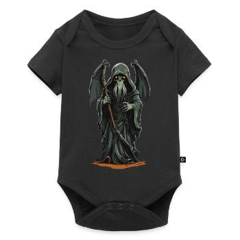 Druides Grim Reaper Tentacule Horreur Halloween - Body à manches courtes Premium Bébé - noir - Devant