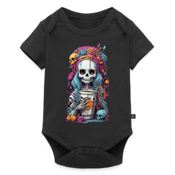 Goth Girl Skeleton Potion of Darkness - Baby Premium short-sleeve bodysuit - black - Front