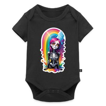 Halloween - Rock & Rainbow - Baby Premium short-sleeve bodysuit - black - Front