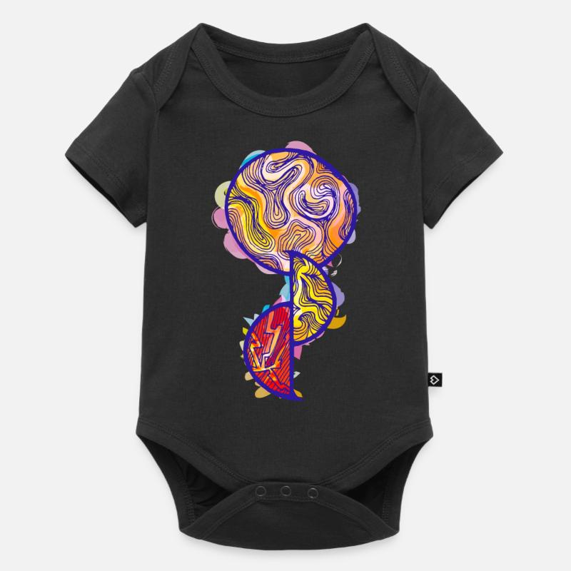 Organspende Tattoo Symbol - Baby Premium Kurzarmbody - Schwarz